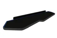 Masa lunga bord camion compatibila cu Volvo FH 4 01.2013+, Negru cu cusatura albastra