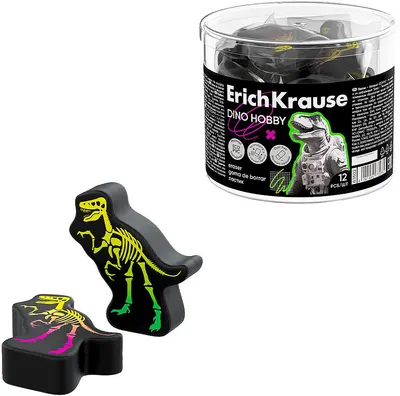 Radieră Erich Krause Dino Hobby - Sortiment