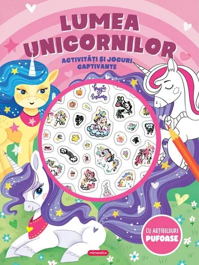 Lumea unicornilor - Activități și jocuri captivante - Paperback