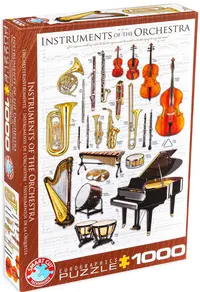 Puzzle Eurographics din 1000 de piese - Instrumente ale orchestrei