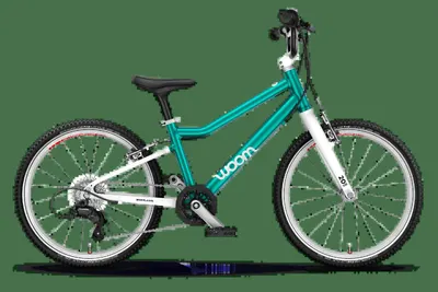 Bicicleta copii Woom 4 Go cu roti 20" turcoaz Metallic Petrol