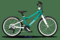 Bicicleta copii Woom 4 Go cu roti 20" turcoaz Metallic Petrol