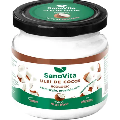 Ulei de Cocos Extravirgin Presat la Rece Ecologic/Bio 500ml