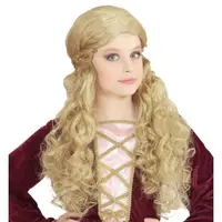 Peruca Printesa Medievala Blonda Copii