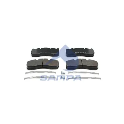 Set placute frana, frana disc SAMPA 096.619