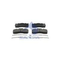 Set placute frana, frana disc SAMPA 096.619