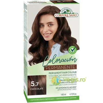 Vopsea de Par Permanenta fara Amoniac 5.7 - Ciocolata 140ml