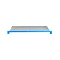 Extra-poliță pentru raft profesional 200KG &ndash; traversă albastră(BLUE), poliță albă (WHITE)