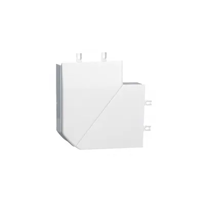 Unghi plan - pentru DLPlus Mini canal cablu 75x20- alb