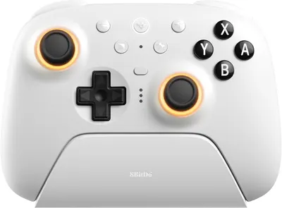 Controler wireless 8BitDo - Ultimate 2 Bluetooth, alb (Nintendo Switch/PC)