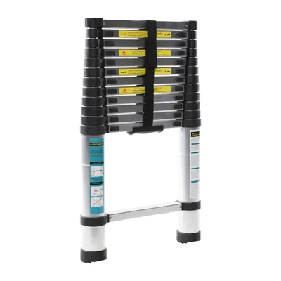 Scara telescopica Detoolz, inaltime maxima 3.8m, 13 trepte, greutate maxima suportata 150 kg