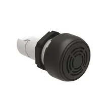 Continuous Or Pulse-Tone Monoblock Buzzer Ø22mm Platinum Series, 18-30vac/dc, Ip40 - 90db
