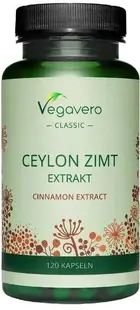 Ceylon Zimt Extrakt, 120 capsule, Vegavero