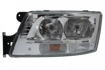 Far stanga (2 H7 2 LED PY21W, electric, cu motor, cu lumina de zi, culoare insert: crom platinat, culoare indicator: transparent) potrivit MAN TGX I 09.16-09.21
