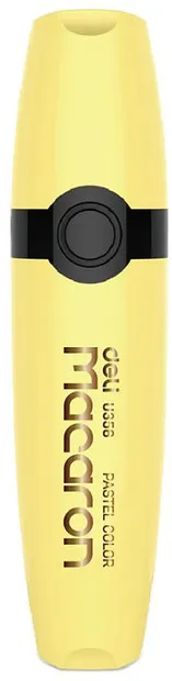 Marcator text Deli Macaron - EU356-YL, galben pastelat