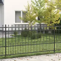 vidaXL Gard Spike Ring HORST 200 x 150 cm Oțel vopsit electrostatic
