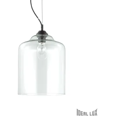 Pendul Bistrò Square, 1 bec, dulie E27, D:240mm, H:450/1300mm, Negru
