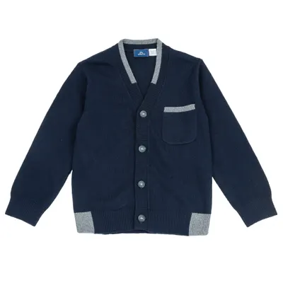 Cardigan copii Chicco tricotat, albastru inchis, 00023-69MC