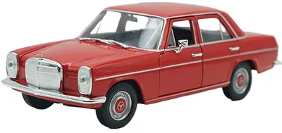 Mașină din metal Welly - Mercedes-Benz 220, roșu, 1:24