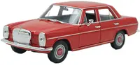 Mașină din metal Welly - Mercedes-Benz 220, roșu, 1:24