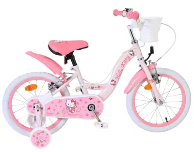 Bicicleta pentru copii Hello Kitty - Fete - 16 inch - Roz - Frane cu doua maini