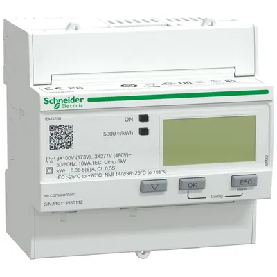Contor energie simplu,transformator de curent 6 Schneider A9MEM3200