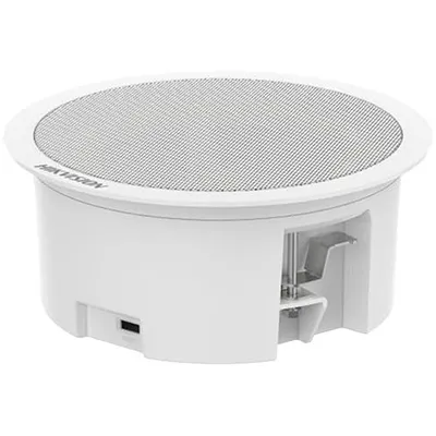 Difuzor IP, master, 6W, montare tavan, 4GB EMMC, Alarma, PoE - HIKVISION DS-QAZ1206G1-BE