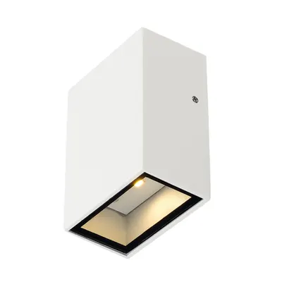 Corp iluminat de perete, aplica, lumini QUAD perete, alb