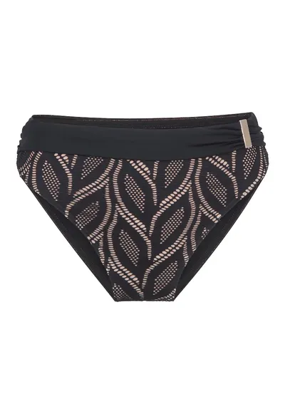 Slip cu imprimeu - Negru
