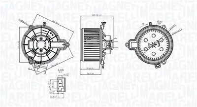 Ventilator habitaclu potrivit IVECO DAILY IV, DAILY V 2.3D 3.0CNG 3.0D 05.06-02.14