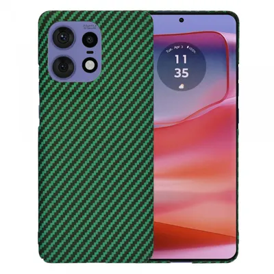 Husa pentru Motorola Edge 50 Pro, Techsuit, Carbonite FiberShell, Verde