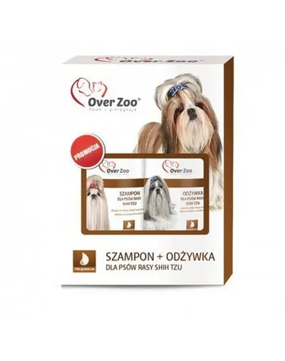 OVER ZOO Set șampon 250 ml și balsam 240 ml pentru câinii Shih Tzu