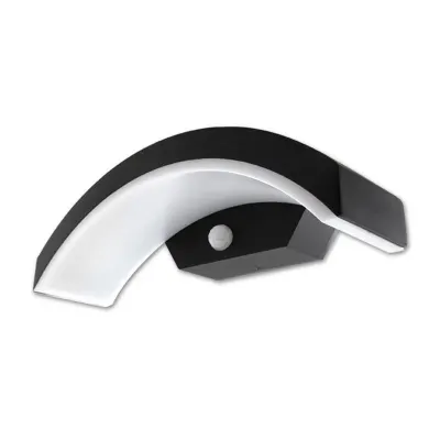 Lampa LED arhitecturala Bella, senzor crepuscular si miscare PIR, 9W, 700 lm, lumina neutra, pentru exterior, IP54