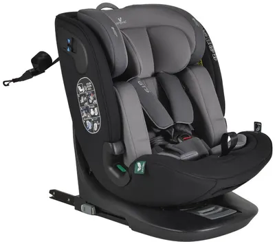 Scaun auto Cangaroo - GTS, 360°, IsoFix, I-Size, 40-150 cm, Charcoal-gray