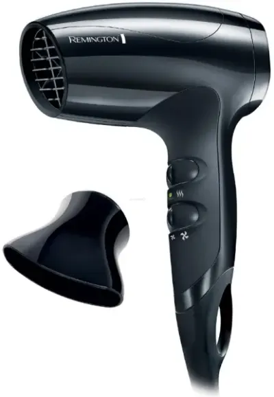 Uscator de par Remington D5000, 1800 W, 2 viteze (Negru)