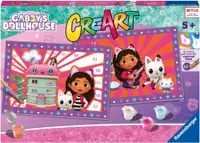 Kit de pictat după numere Ravensburger CreArt - Casa de păpuși a lui Gaby