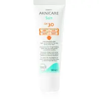 Synchroline Aknicare Sun cremă protectoare pentru tenul gras, predispus la acnee SPF 30 50 ml