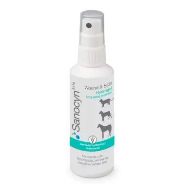 SANOCYN Forte Hydrogel, îngrijire răni gel câini și pisici, antibacteriană, flacon, 75ml
