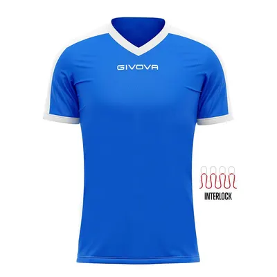Tricou Givova Revolution bărbați, Albastru/Alb, 3XL