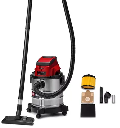 Aspirator pentru uscat și umed Einhell - Power X-Change TC-VC 18/20 Li S-Solo, 20 l