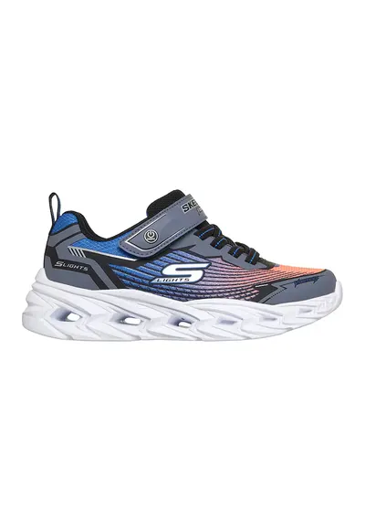 Pantofi sport Vortex 3.0 usori cu LED-uri - Gri/Portocaliu deschis/Albastru