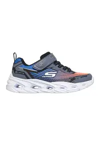 Pantofi sport Vortex 3.0 usori cu LED-uri - Gri/Portocaliu deschis/Albastru
