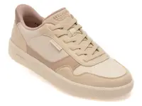 Pantofi sport SKECHERS bej, ARCH FIT COURT BREAK, din material textil