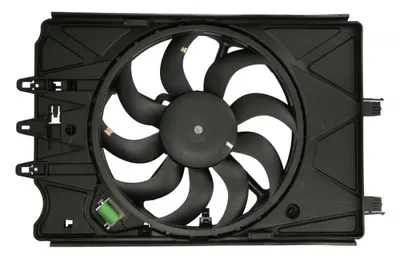 Ventilator radiator (cu carcasa) potrivit FIAT 500L 0.9-1.6D 09.12