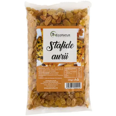 Stafide aurii, 250g, EcoNatur