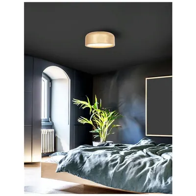 Plafoniera PERLETO Metal & Acrylic Diffuser Auriu Leaf Outside Mat Alb Inside LED E27 2x10 Wat 230 Volt IP20 Fara bec