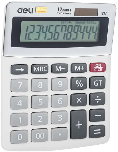 Calculator Deli Easy - E1217, 12 dgt, alb