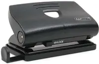 Perforator Rapesco - 820-P, pentru 12 file, negru