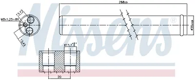 Uscator Aer Conditionat Potrivit Ford C-Max Ii, Focus Iii, Grand C-Max, Tourneo Connect V408 Nadwozie Wielko, Transit Connect, Transit Connect V408 Minivan 1.0-Electric 07.10