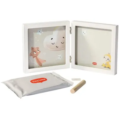 Rama foto cu amprenta bebelus Tiny Love White
